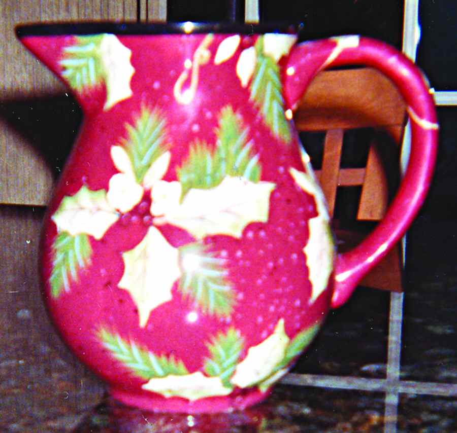Holiday Bounty Pitcher by Lang-1
