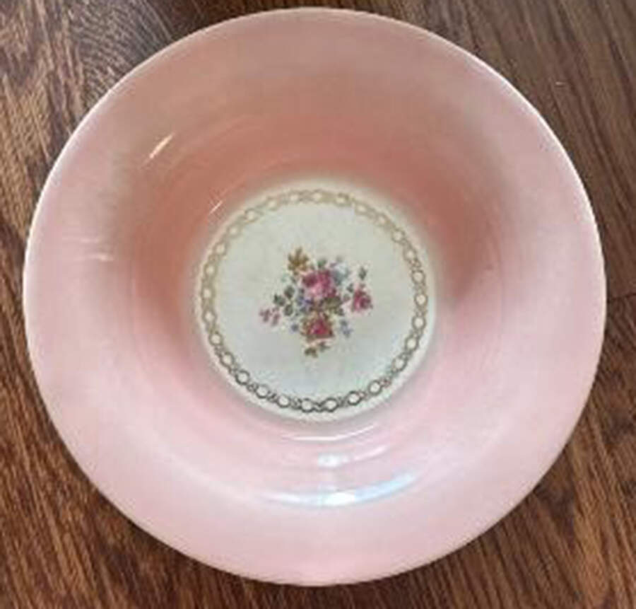 English Rose Coupe Cereal Bowl by Limoges-American-1