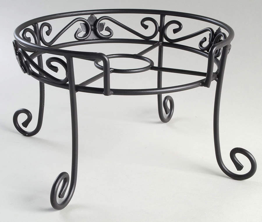 Woven Traditions Paprika Metal Warmer Stand by Longaberger-1
