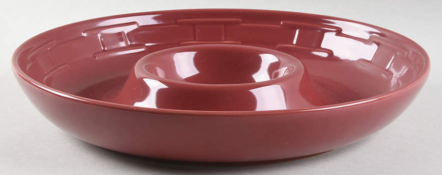Woven Traditions Paprika 1 Piece Chip & Dip by Longaberger-1