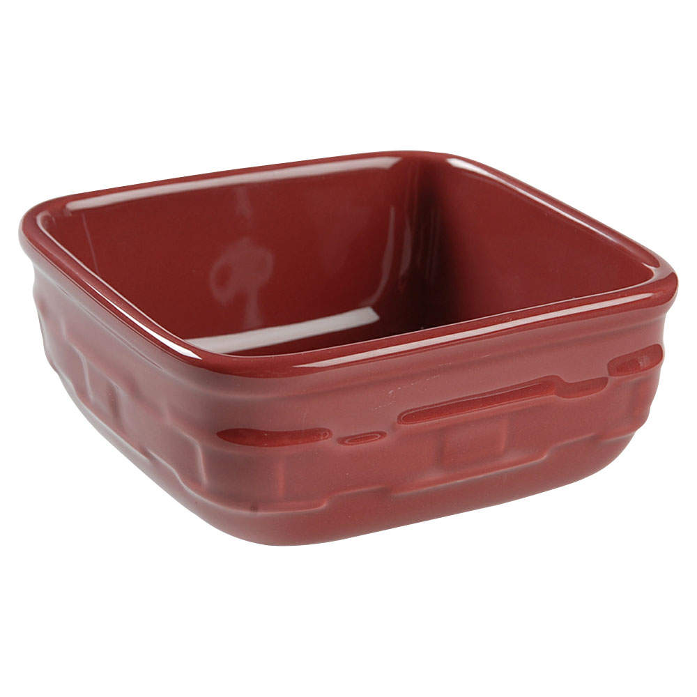 Woven Traditions Paprika Square Cereal Bowl by Longaberger-1