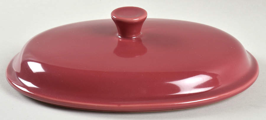 Woven Traditions Paprika Lid for 2 Quart Oval Covered Casserole by Longaberger-1