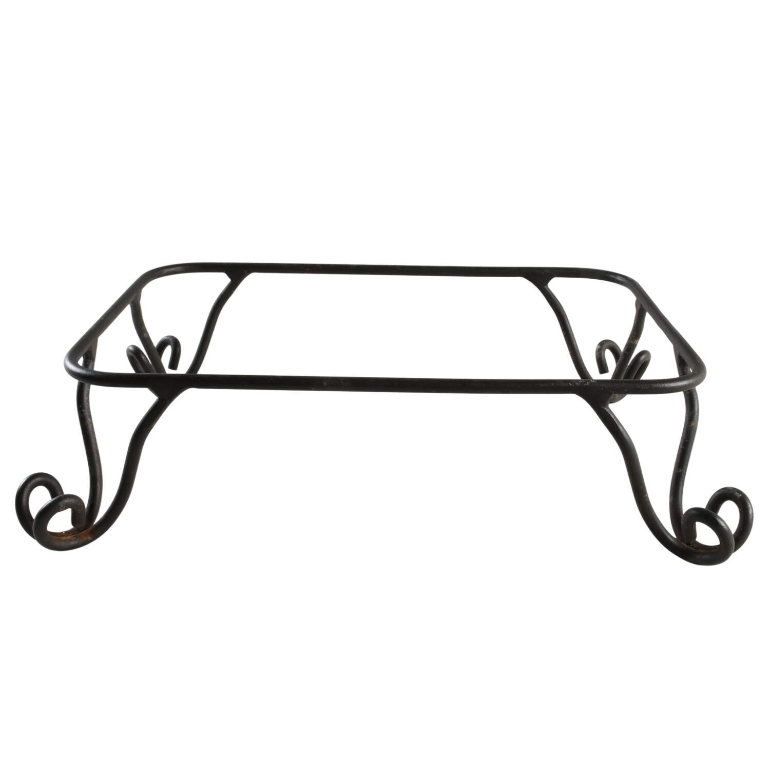 Woven Traditions Paprika Metal Stand for 13" Rectangular Platter by Longaberger-1