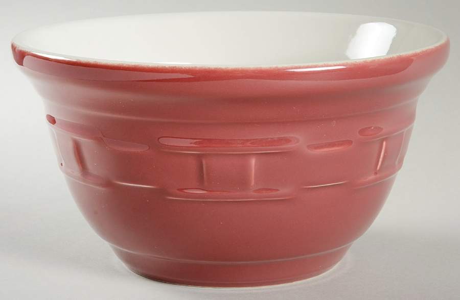 Woven Traditions Paprika 8" Mixing Bowl by Longaberger-1
