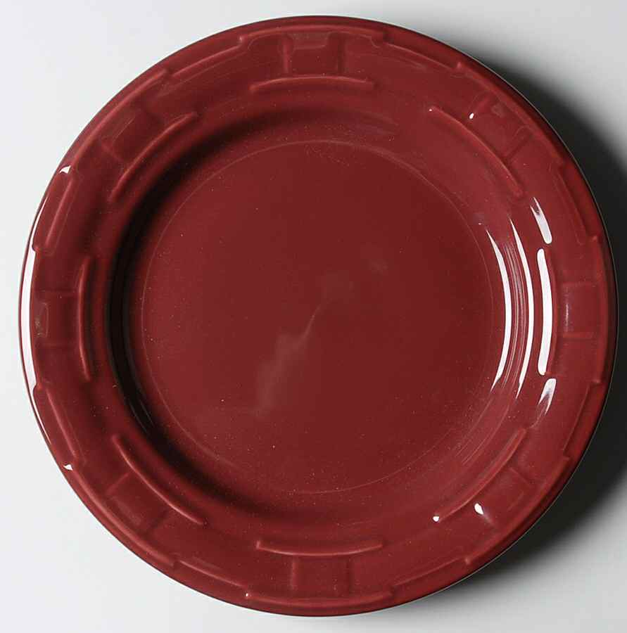 Woven Traditions Paprika Luncheon Plate by Longaberger-1
