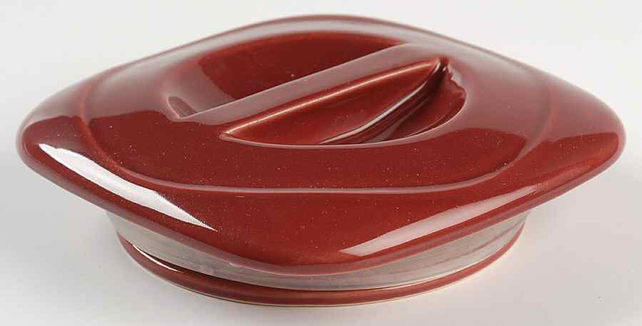 Woven Traditions Paprika Lid for Medium Square Canister by Longaberger-1