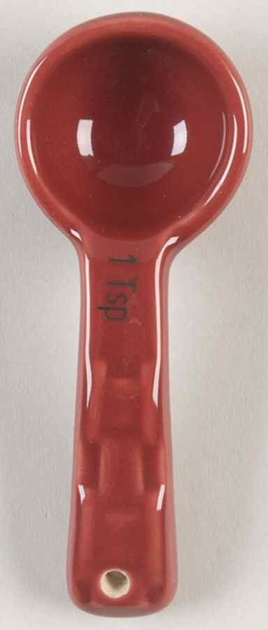Woven Traditions Paprika 1 Teaspoon Ceramic Measuring Spoon by Longaberger-1