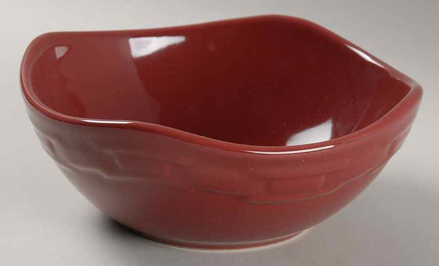 Woven Traditions Paprika Ripple Bowl by Longaberger-1