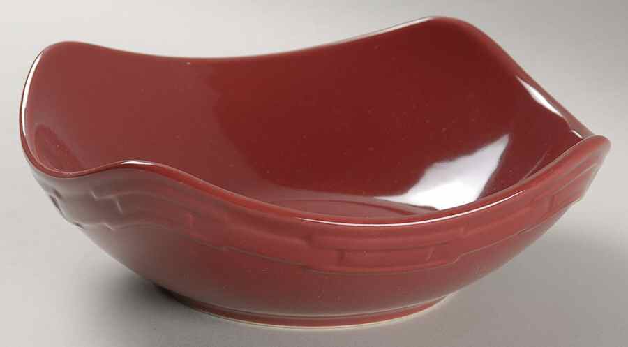 Woven Traditions Paprika Medium Ripple Bowl by Longaberger-1