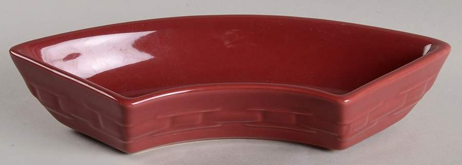 Woven Traditions Paprika Crescent Bowl by Longaberger-1