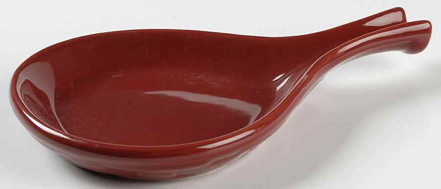 Woven Traditions Paprika 10" Round Handled Baker by Longaberger-1