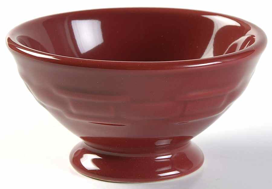 Woven Traditions Paprika Footed Ice Cream Cup by Longaberger-1