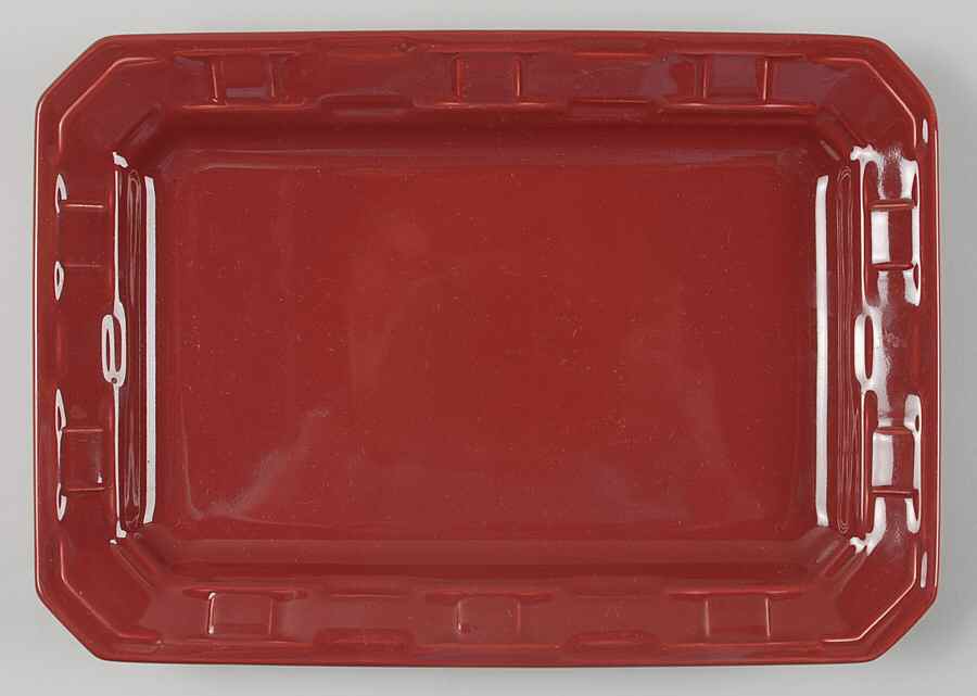 Woven Traditions Paprika 13" Rectangular Serving Platter by Longaberger-1