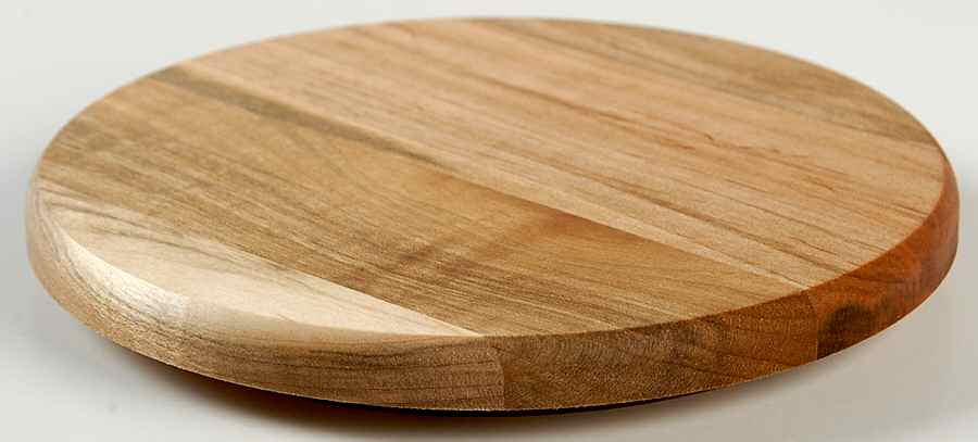 Woven Traditions Paprika Wood Lid for Kitchen Crock by Longaberger-1