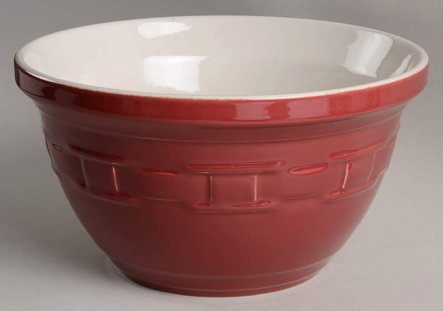 Woven Traditions Paprika 10" Mixing Bowl by Longaberger-1