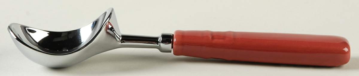 Woven Traditions Paprika Ceramic Handled Ice Cream Scoop by Longaberger-1