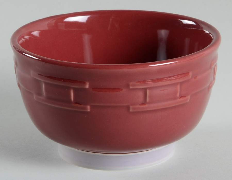 Woven Traditions Paprika 5" Bowl for 8-in-1 Entertainer Set by Longaberger-1