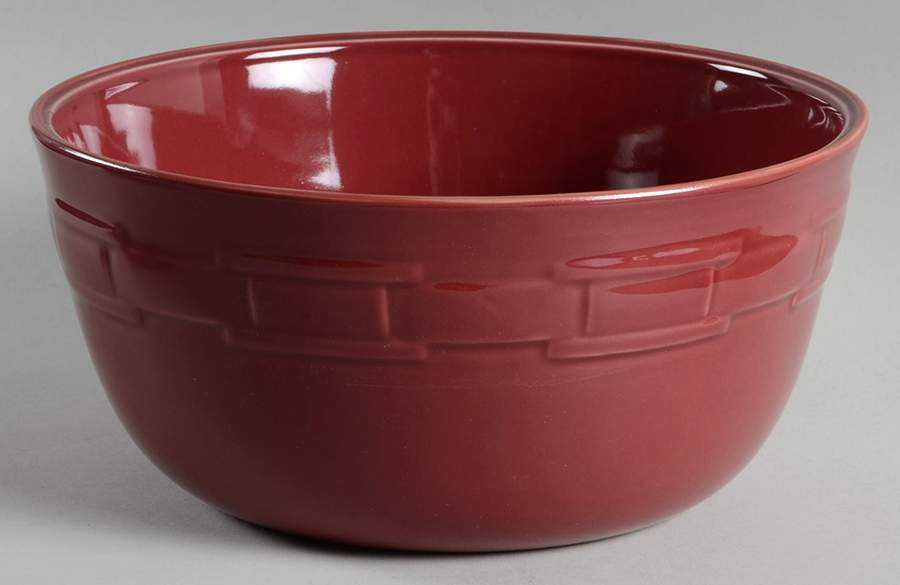 Woven Traditions Paprika 10" Bowl for 8-in-1 Entertainer Set by Longaberger-1