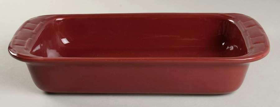 Woven Traditions Paprika 13"  Rectangular Baker by Longaberger-1