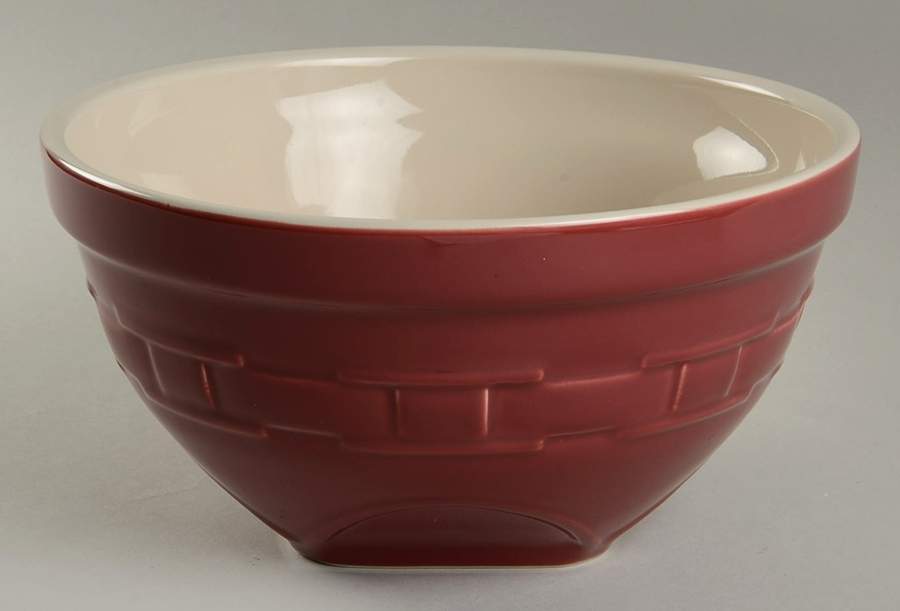 Woven Traditions Paprika 9" Mixing Bowl by Longaberger-1