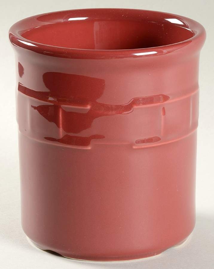 Woven Traditions Paprika 5" Utensil Holder by Longaberger-1