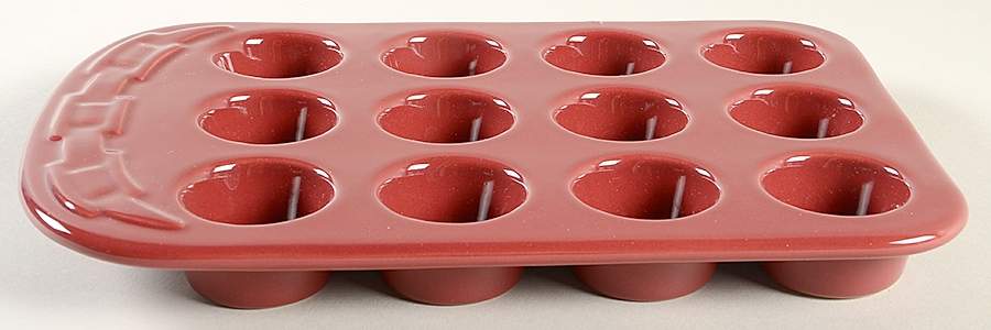 Woven Traditions Paprika Muffin Pan (Holds 12 Mini Muffins) by Longaberger-1