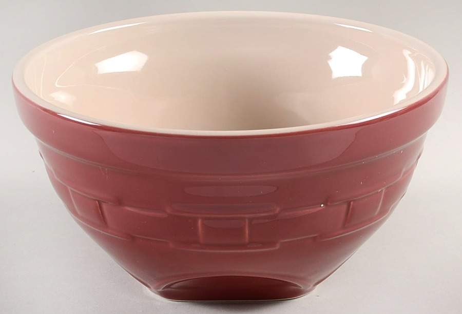 Woven Traditions Paprika 9" Mixing Bowl by Longaberger-1