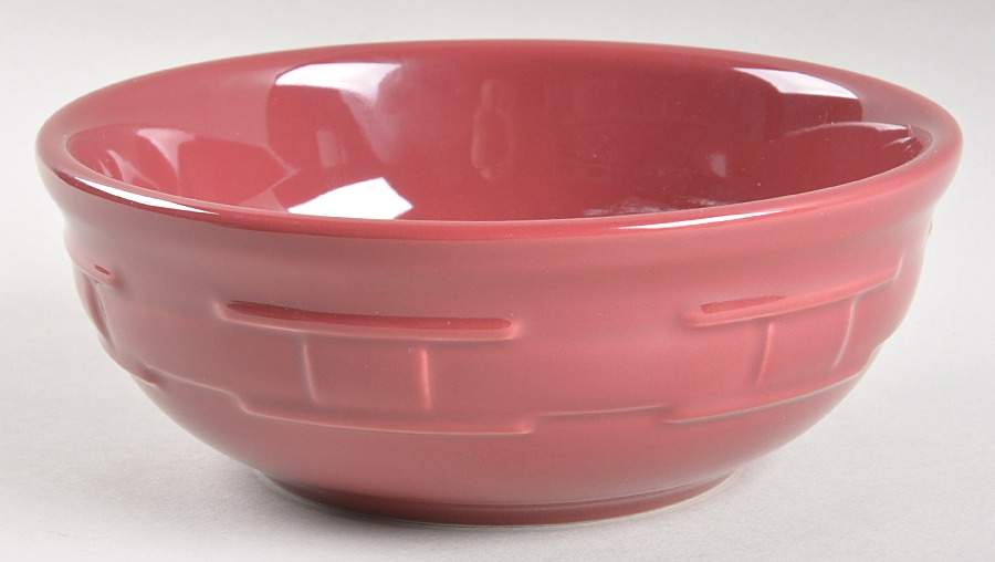 Woven Traditions Paprika Coupe Cereal Bowl by Longaberger-1