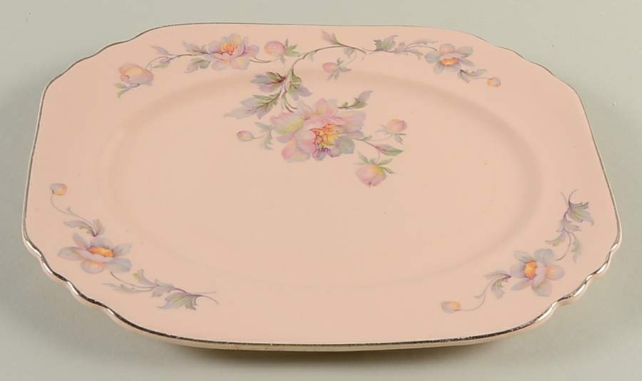 Silver Moon (Royal Beige Ware) Luncheon Plate by Limoges-American-1