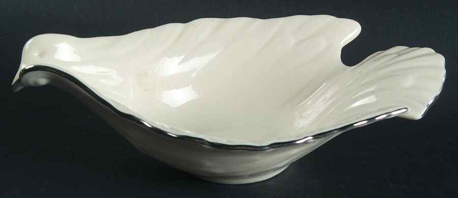Dove Collection (Platinum Trim) Open Candy Dish by Lenox-1