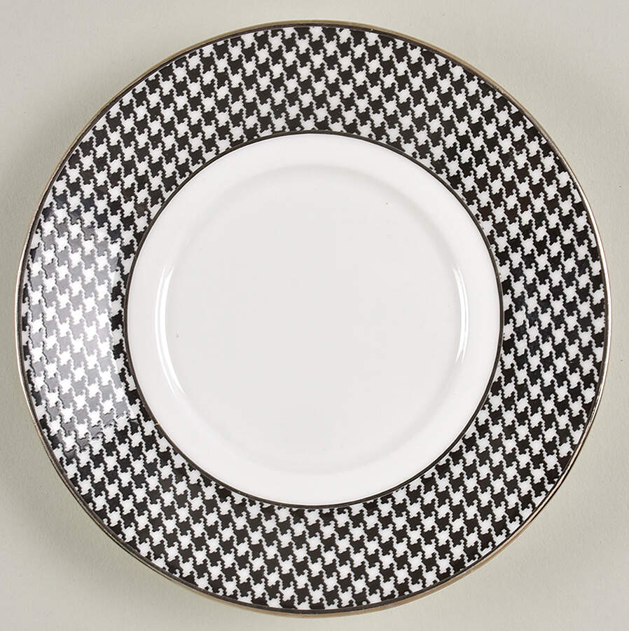Houndstooth Saucer for Flat Cup by Ralph Lauren China-1