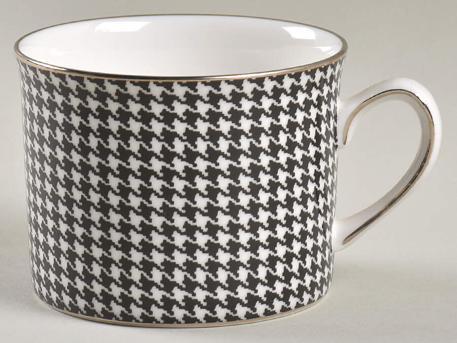 Houndstooth Flat Cup by Ralph Lauren China-1