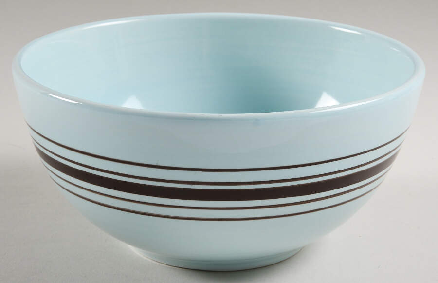 Casual Blues 8" Round Vegetable Bowl by Laurie Gates-1