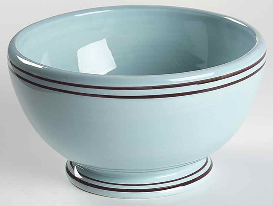 Casual Blues Soup/Cereal Bowl by Laurie Gates-1