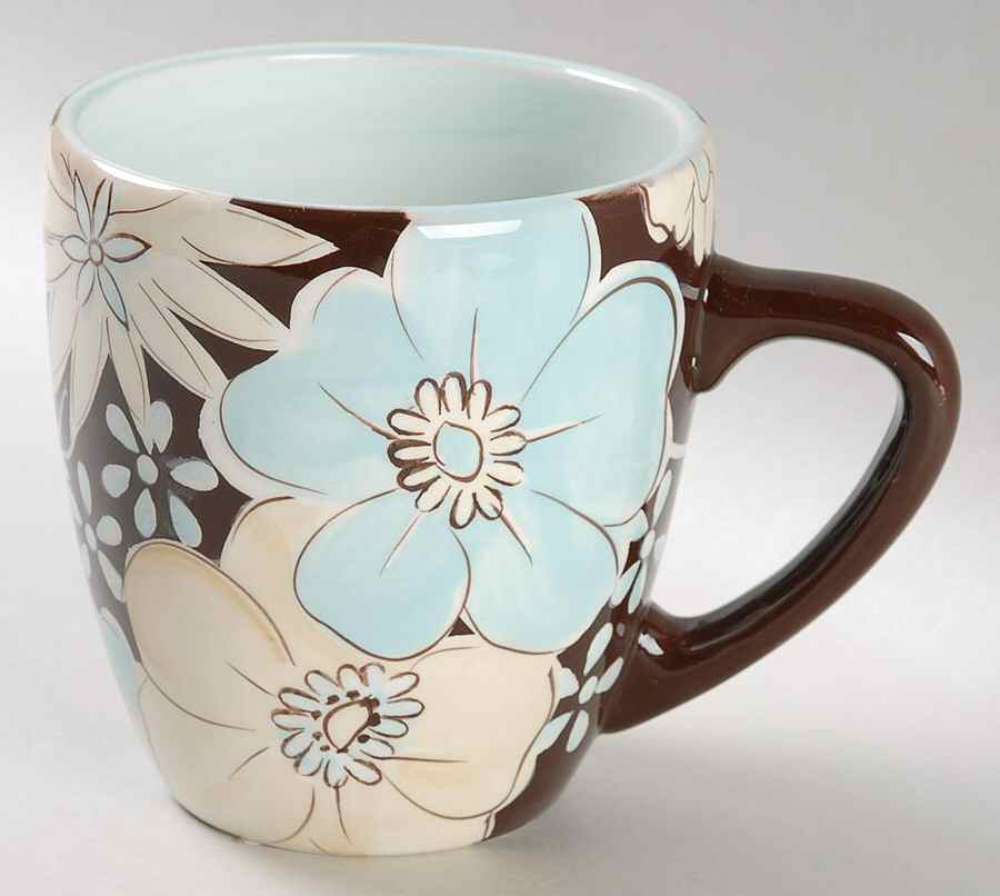 Casual Blues Accent Mug by Laurie Gates-1