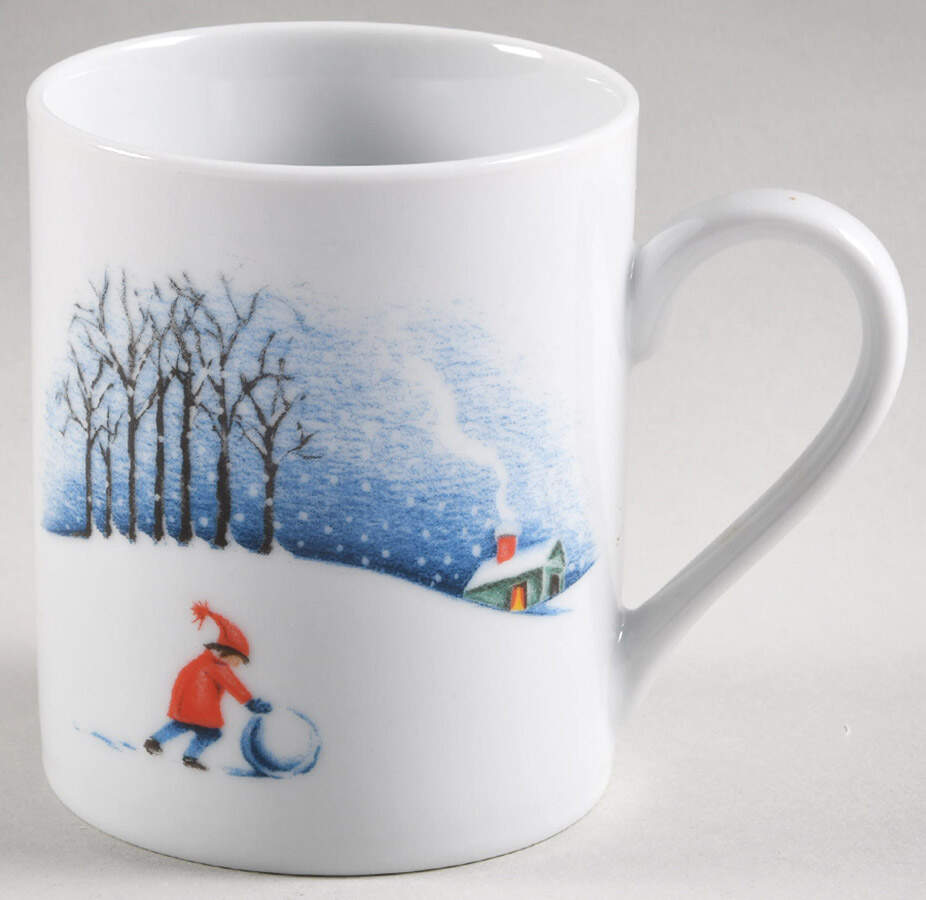 Christmas Village Mug by Livingquarters-1