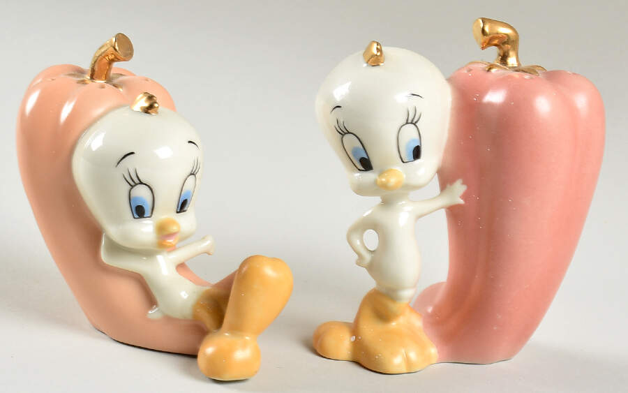 Tweety Figural Salt & Pepper Set by Lenox-1