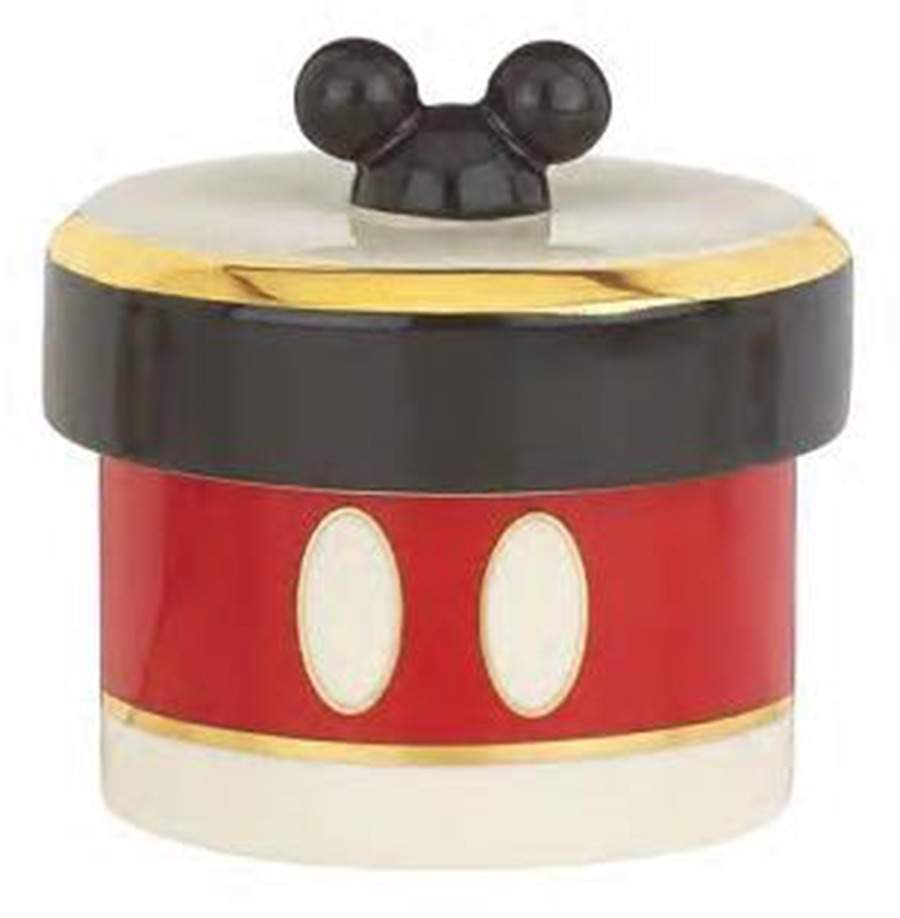 Mickey & Minnie Disney Figural Giftware Trinket Box with Lid by Lenox-1