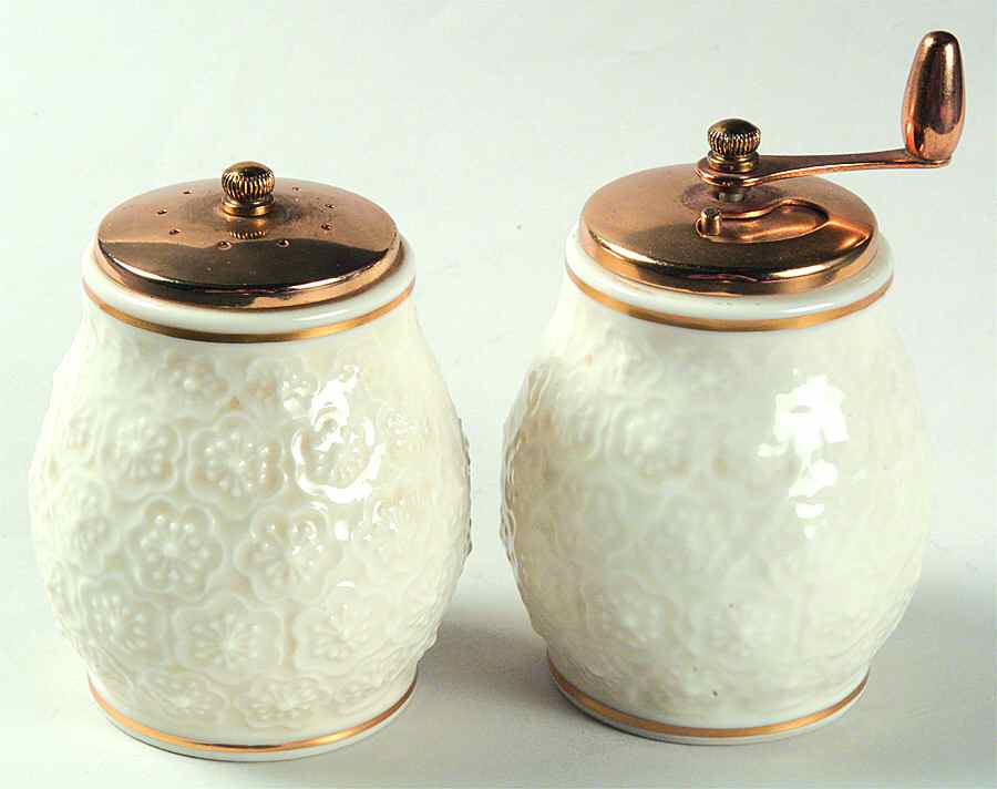 Cape Cod Collection (Floral) Salt Mill & Pepper Mill Set by Lenox-1