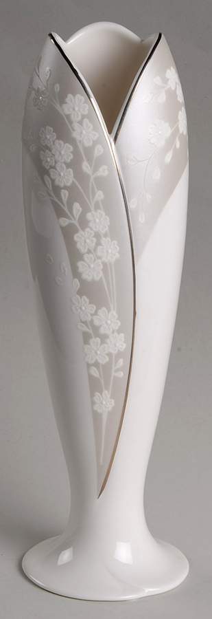 Bellina (Platinum Trim) 8" Bud Vase by Lenox-1
