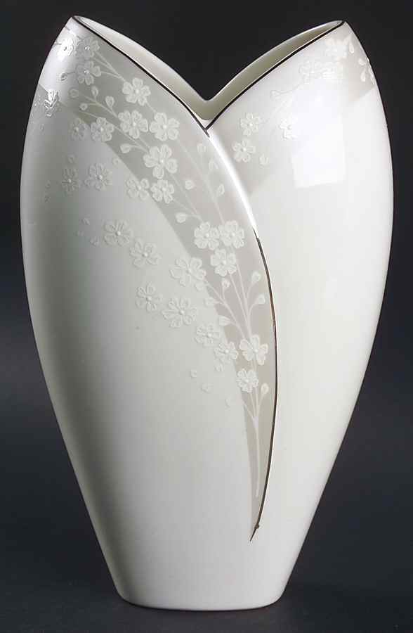 Bellina (Platinum Trim) 10" Vase by Lenox-1