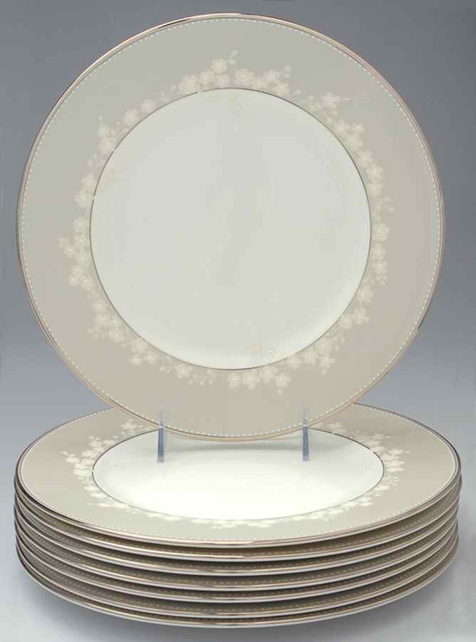 Bellina (Platinum Trim) Dinner Plate - Set of 8 by Lenox-1