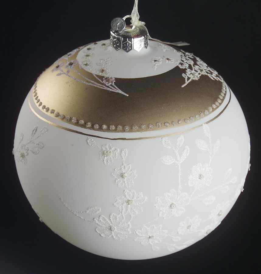 Bellina (Platinum Trim) Jumbo Ornament by Lenox-1
