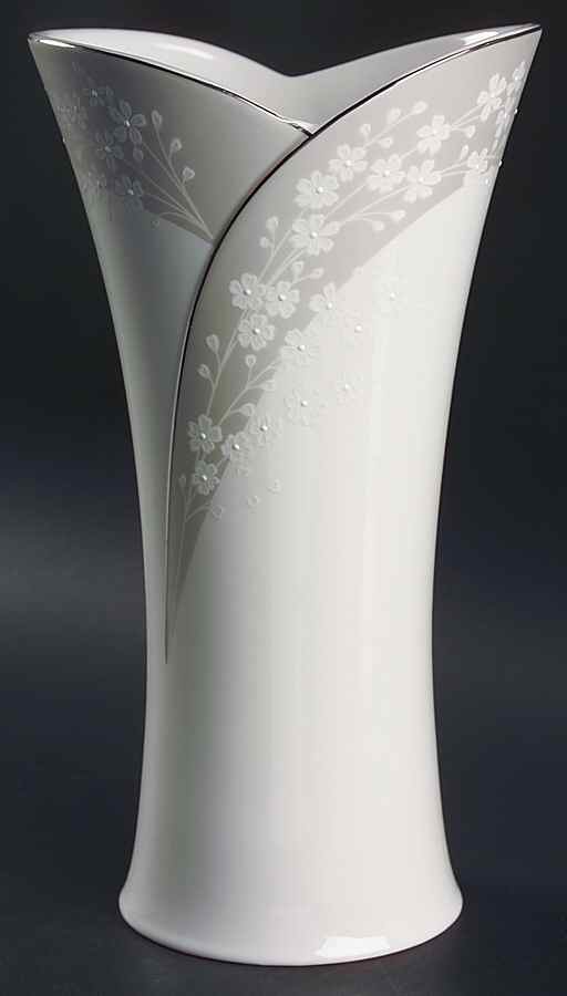 Bellina (Platinum Trim) 11" Flared Vase by Lenox-1