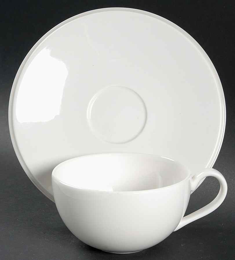 Ubiquity Stone Flat Cup & Saucer Set by Lenox-1