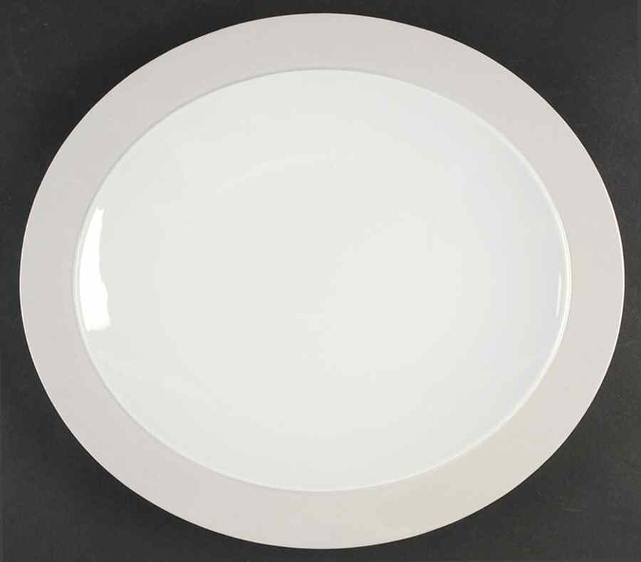 Ubiquity Stone 15" Oval Serving Platter by Lenox-1