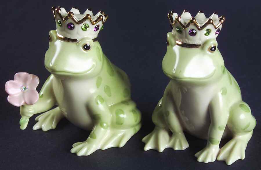 Frog Prince Collection Figural Salt & Pepper Set by Lenox-1