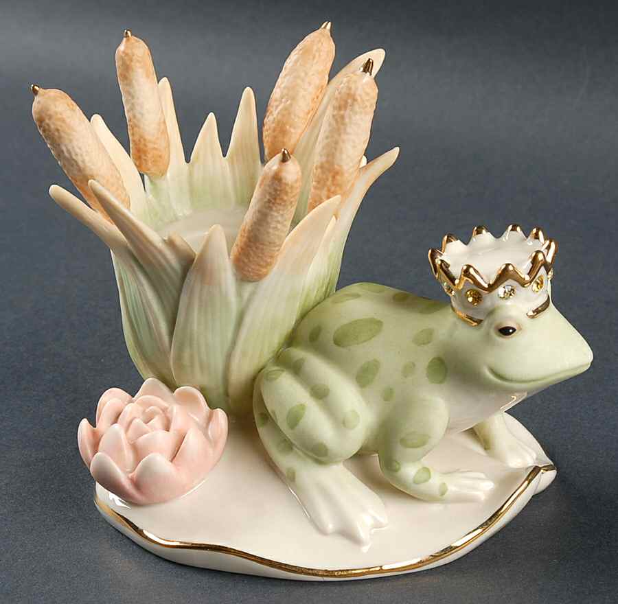 Frog Prince Collection Figural Candlestick by Lenox-1