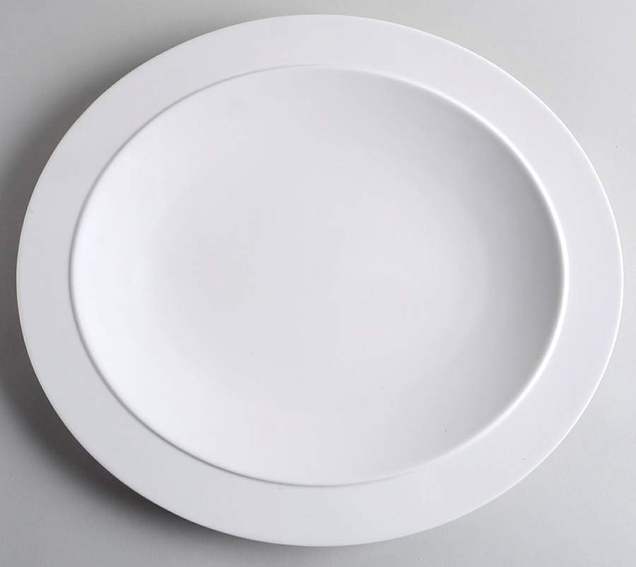 Ubiquity Cream 15" Oval Serving Platter by Lenox-1