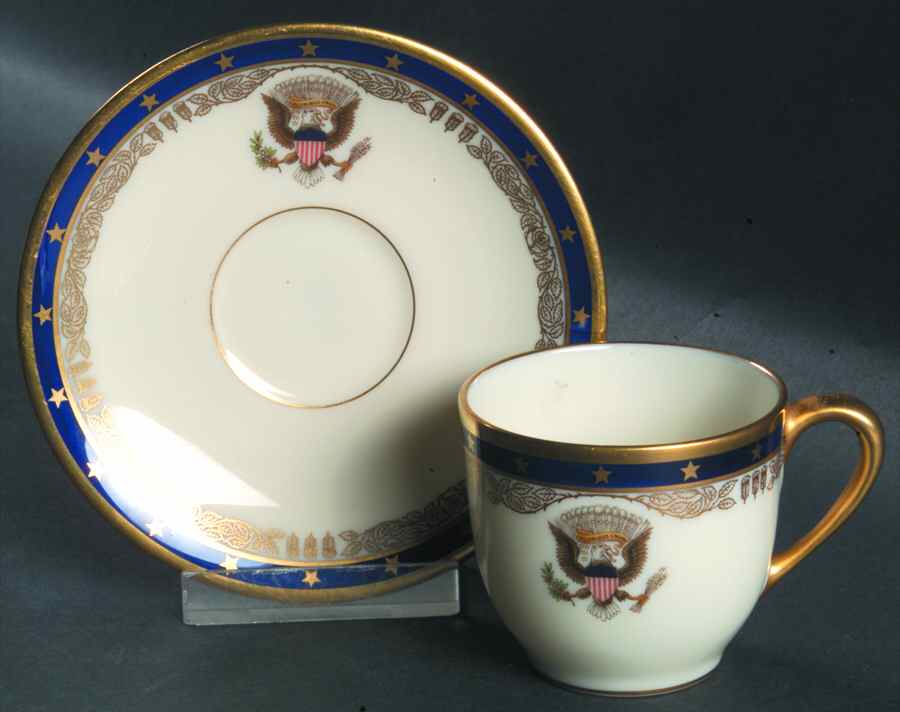 White House, The Flat Demitasse Cup & Saucer Set by Lenox-1